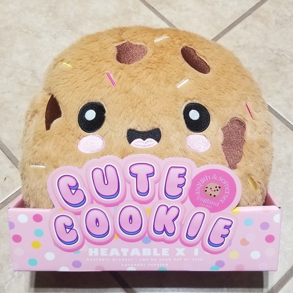 Asquith & Somerset Cute Cookie Heatable 14 Inch Plush - Picture 1 of 2